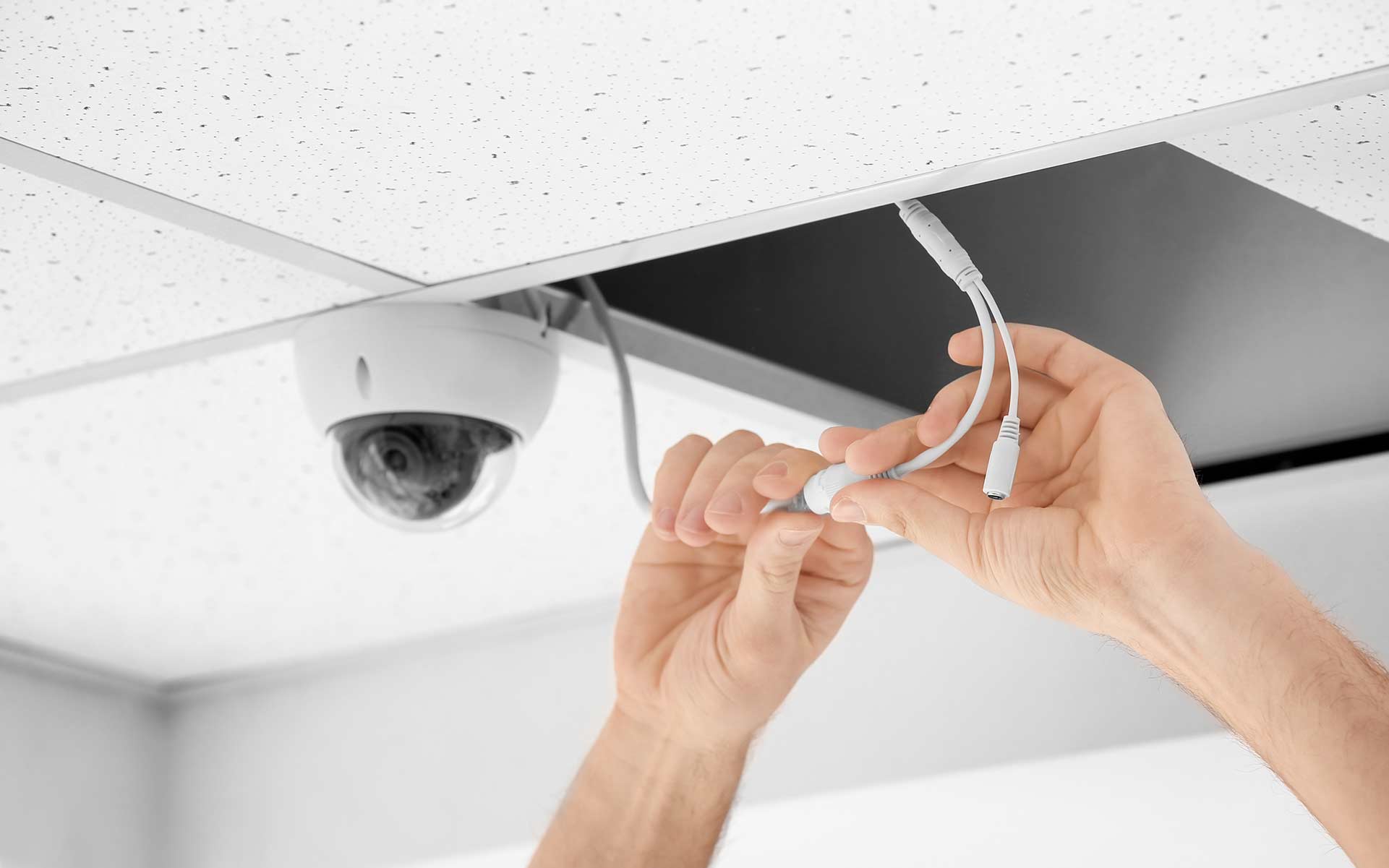 A2B Electrical's electricians can wire up CCTV cameras for properties in East Acton and the local area. 